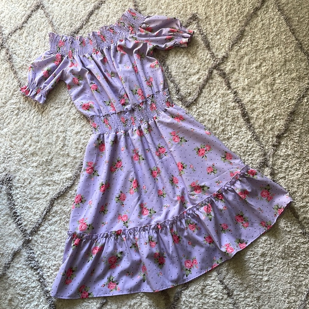 ✨Lilac Floral Dress✨